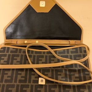 Used Fendi envelope shoulder bag